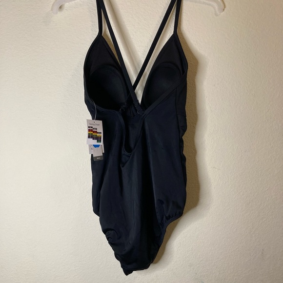 Women’s Black One Piece Swimsuit - Picture 6 of 7